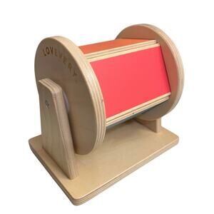 Lovevery Wood Spinning Rainbow Ball Sound 5-6 Months Baby Sensory Toy Montessori